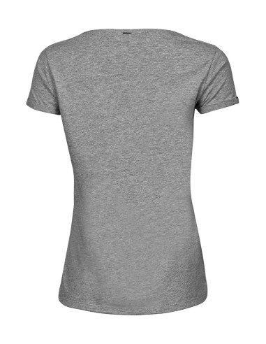 T-5063-Womens Roll-Up Tee